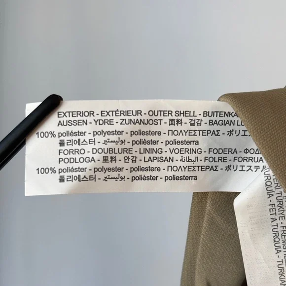 Zara Olive Green Crop Top Dressy Strapless XSmall - Picture 5 of 9